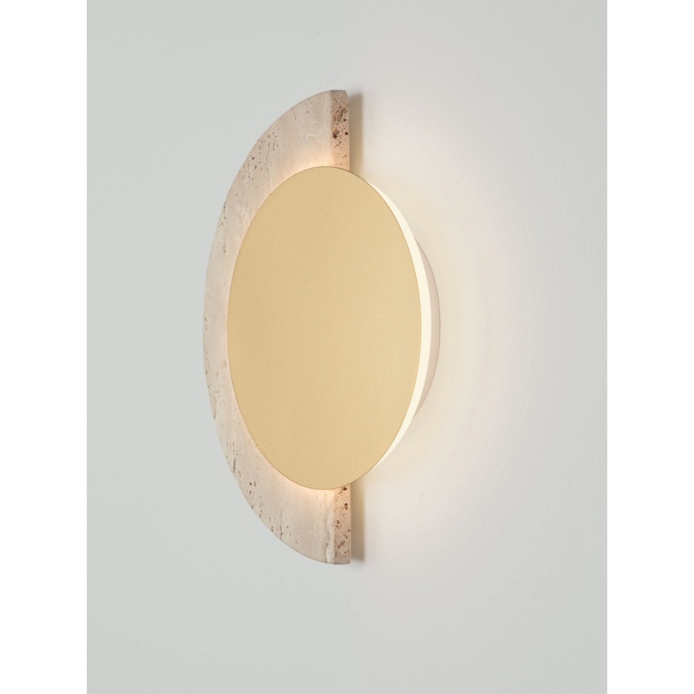 Design wandlamp Molli travertin Ø 21cm Lyora 5212063501317