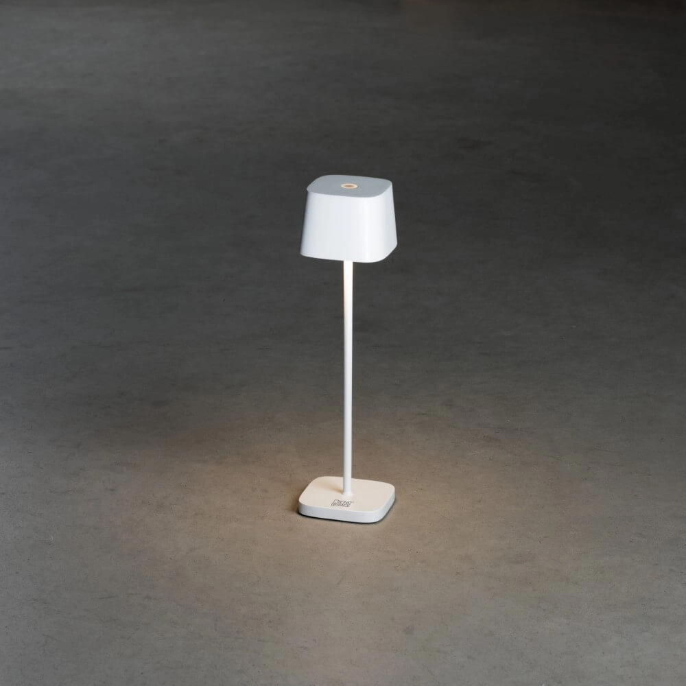 Draadloze tafellamp Capri mini wit KonstSmide 7318307829259