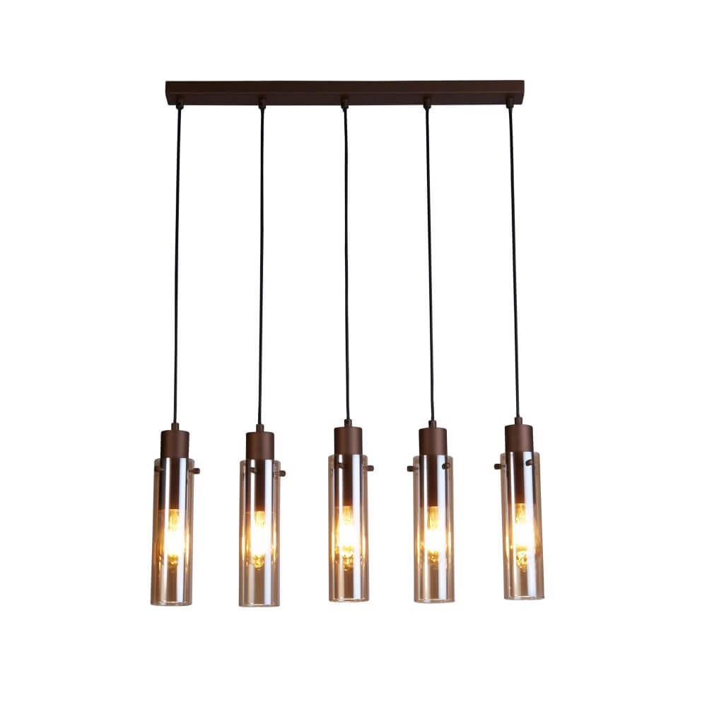 5-lichts hanglamp Sweden II recht