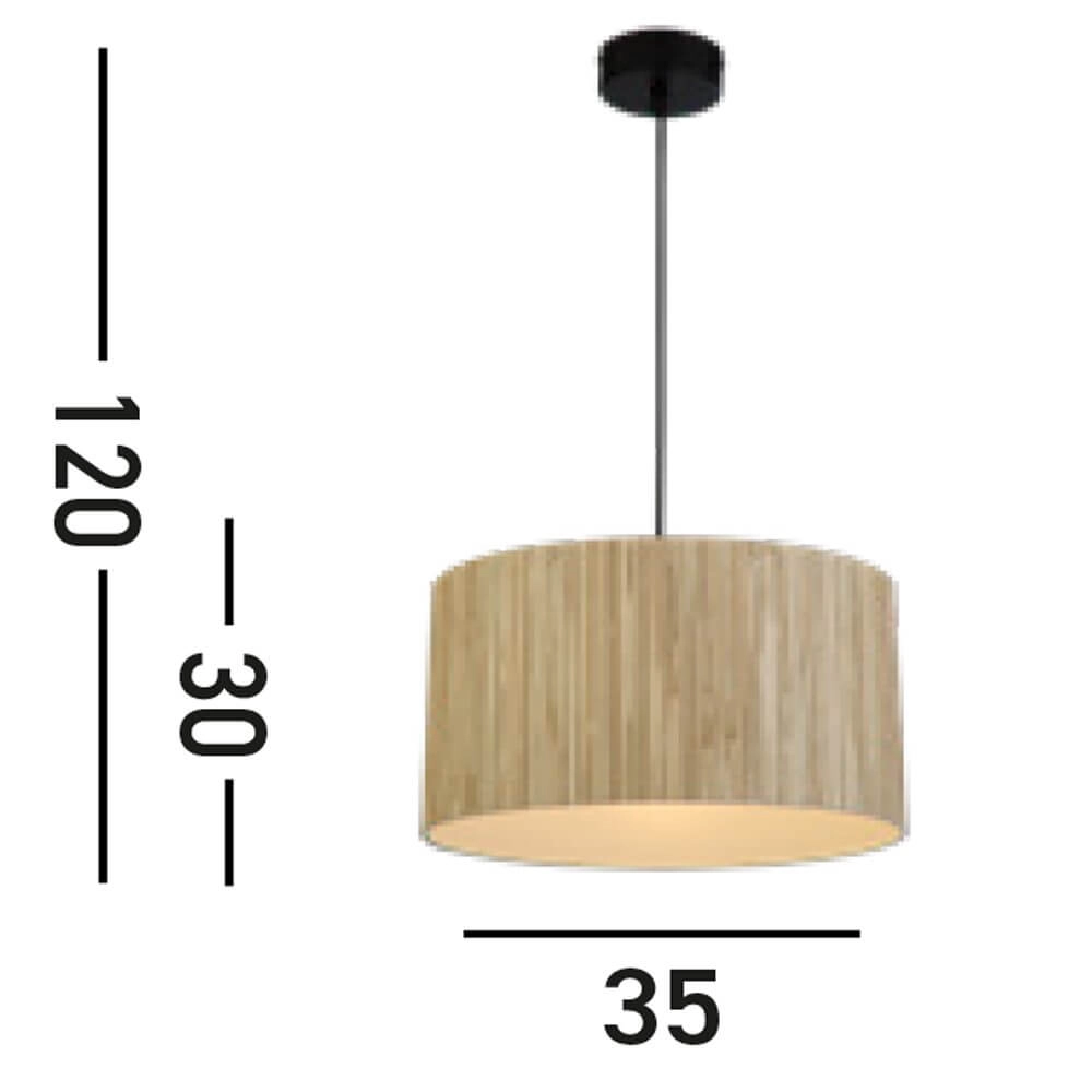 Scandinavische hanglamp Meadow Ø 35cm Searchlight 5053423273488