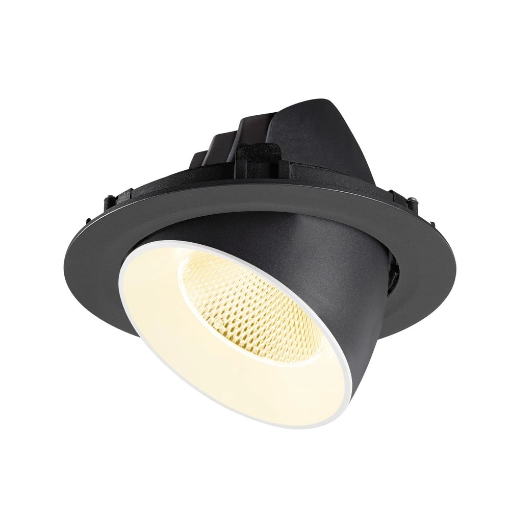 Inbouwspot Numinos Gimble XL zwart/wit 3000K - 20gr SLV 4024163308717