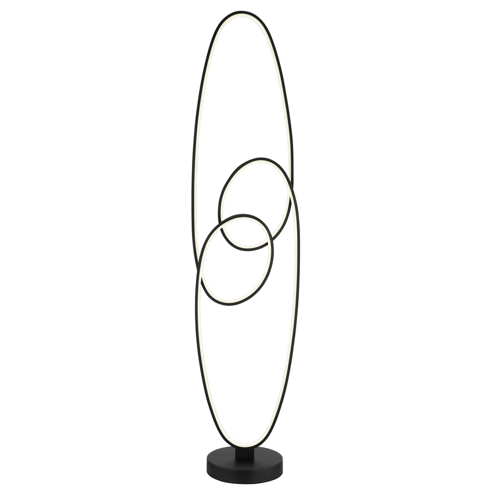 Design vloerlamp Spira zwart Globo 9007371453252