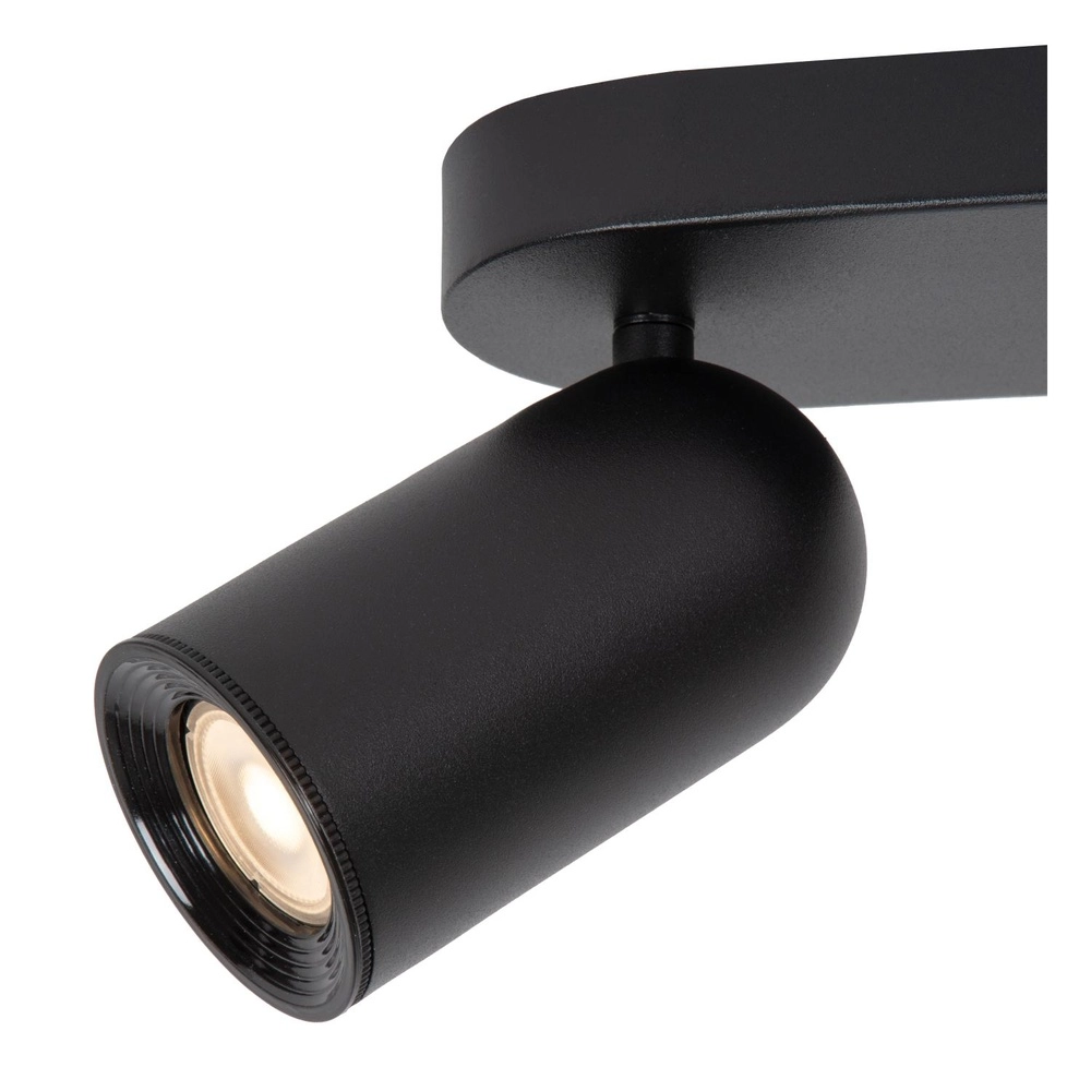 Plafondspot Punch 4-lichts zwart Lucide 5411212134332