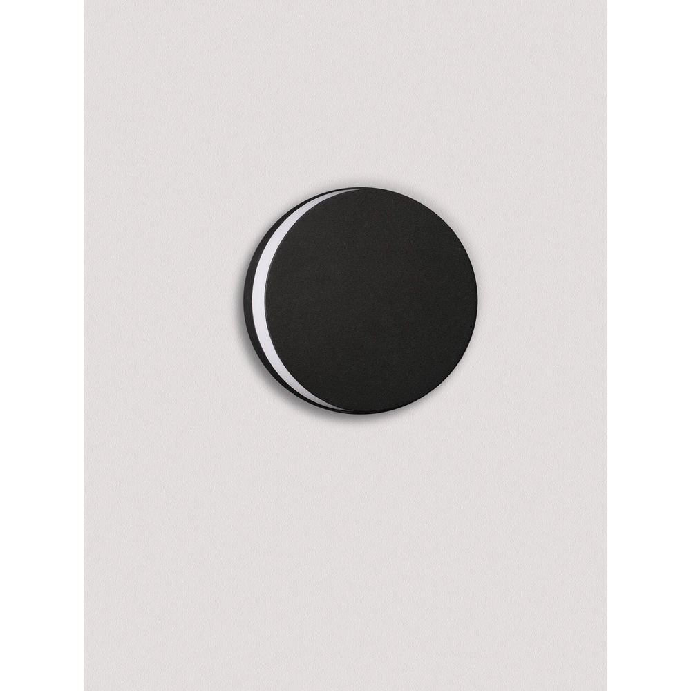 Ronde wandlamp Oono antraciet Lyora 5212017477170