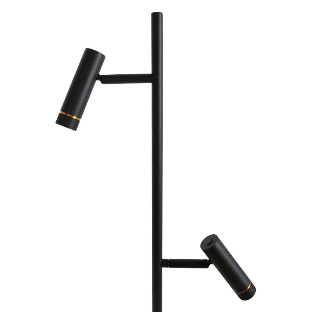 Vloerlamp 2-lichts Lumo zwart Steinhauer 8712746184686