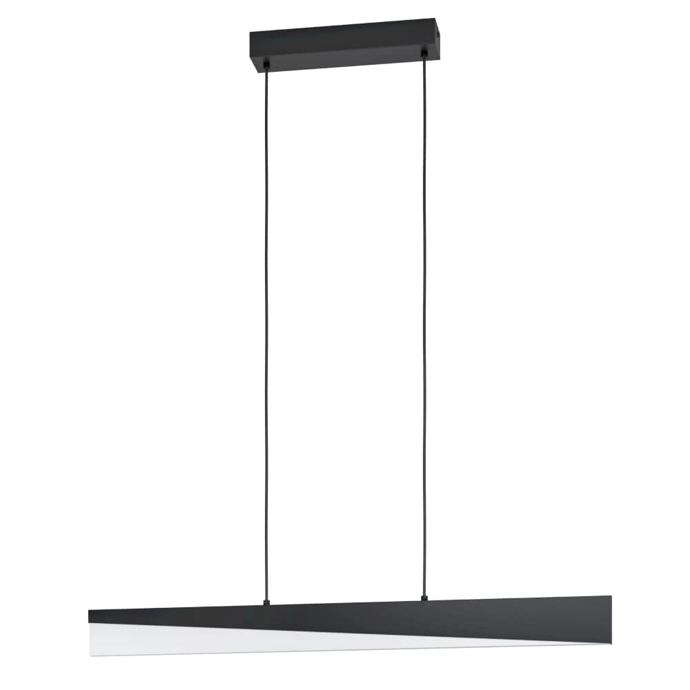 Zwarte led hanglamp Isidro