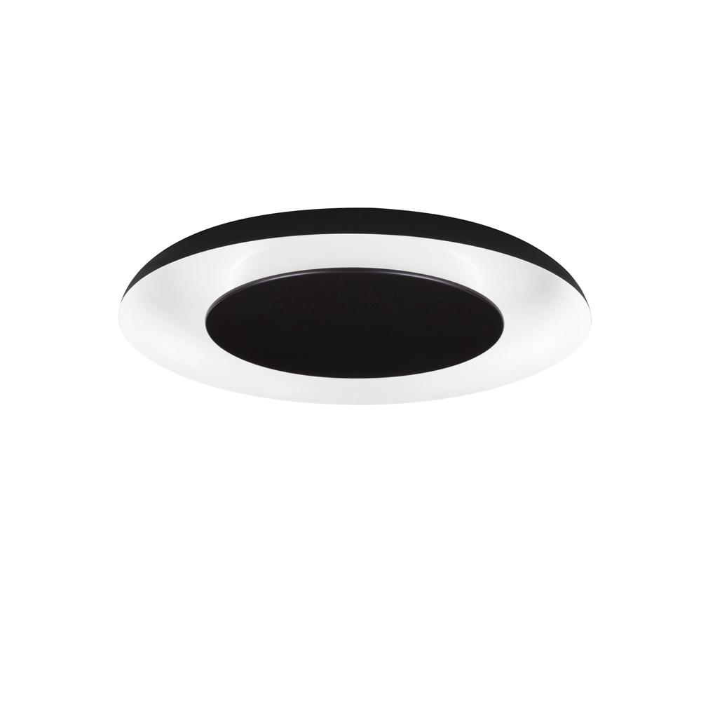 Design plafondlamp Epos Ø 60cm zwart met wit Lyora 5212017463197
