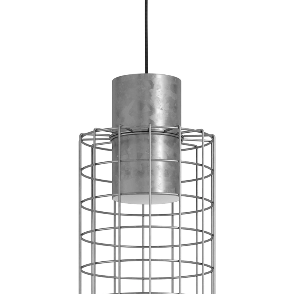 Grijze draadlamp Milligan Ø 20cm Eglo 9002759436476