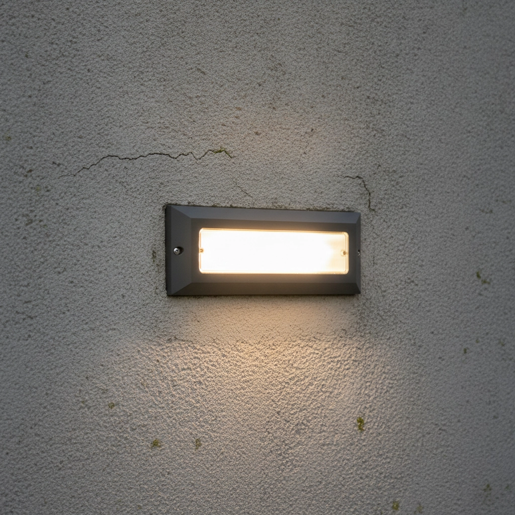 Strakke wandlamp Pulsar 4W grijs