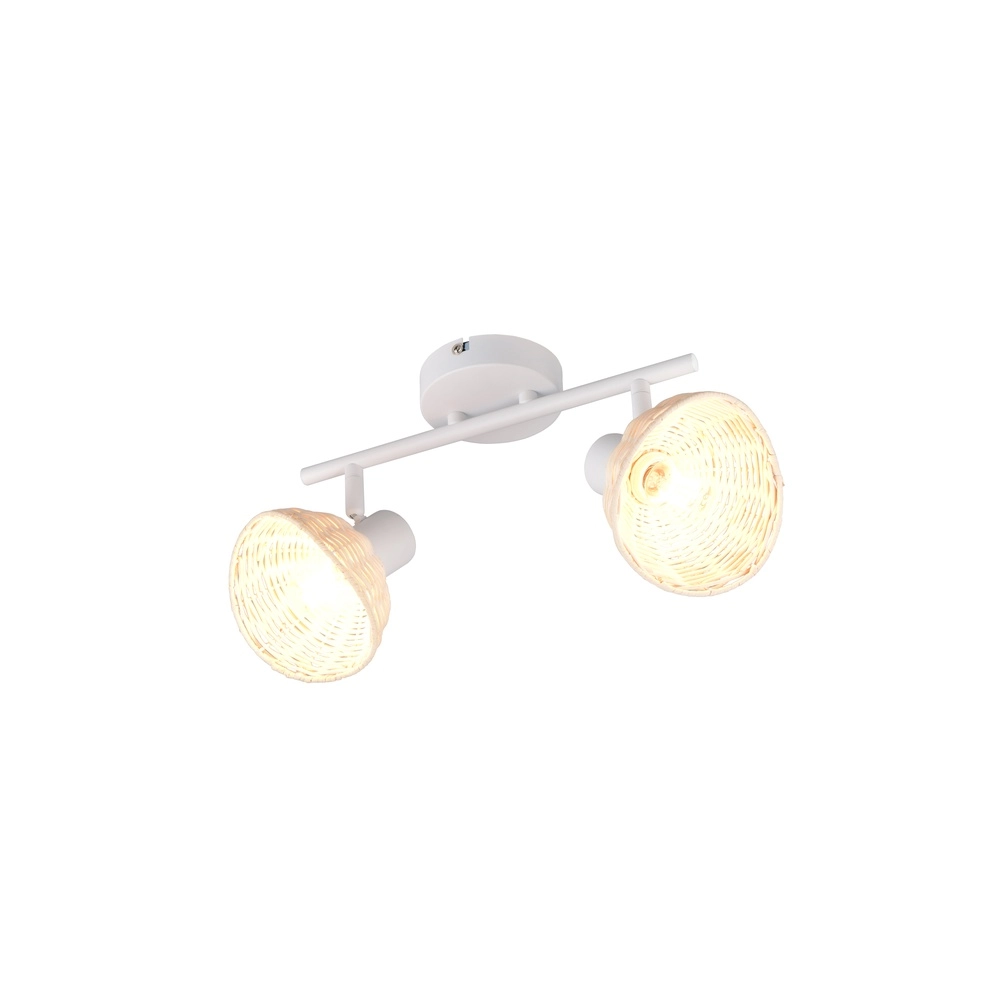 Plafondlamp Calvi dubbel wit Trio 4017807678062