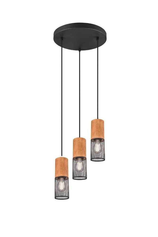 Vide hanglamp Tosh 3-lichts