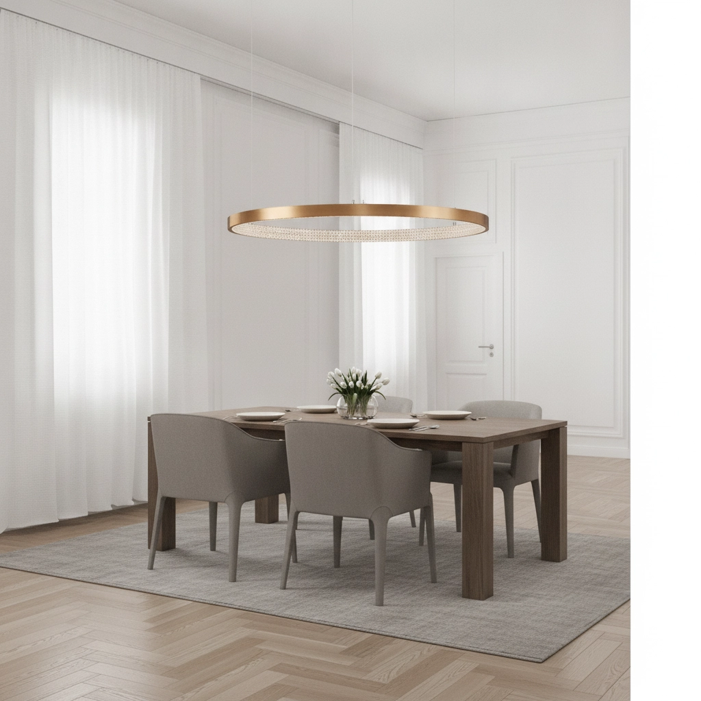 Hanglamp Preston goud Ø 100cm