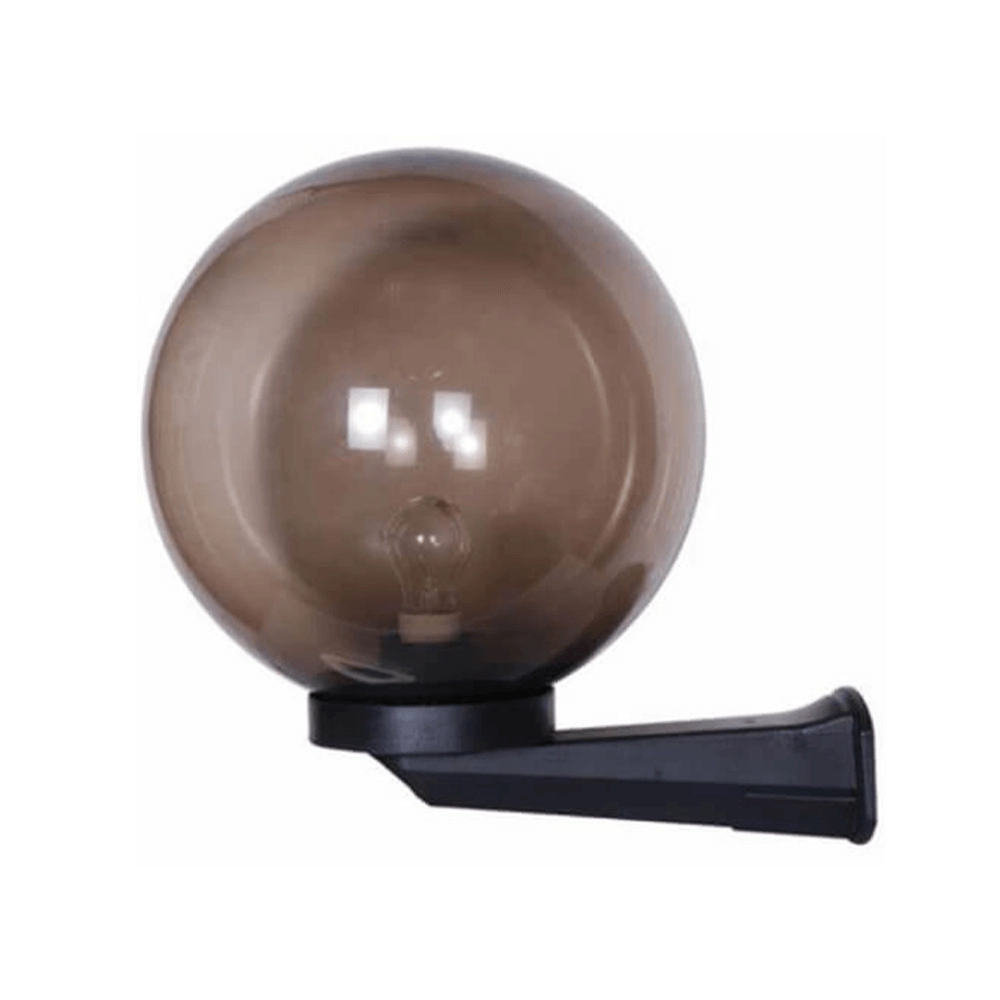 Bollamp Bolano 20cm. muur smoke