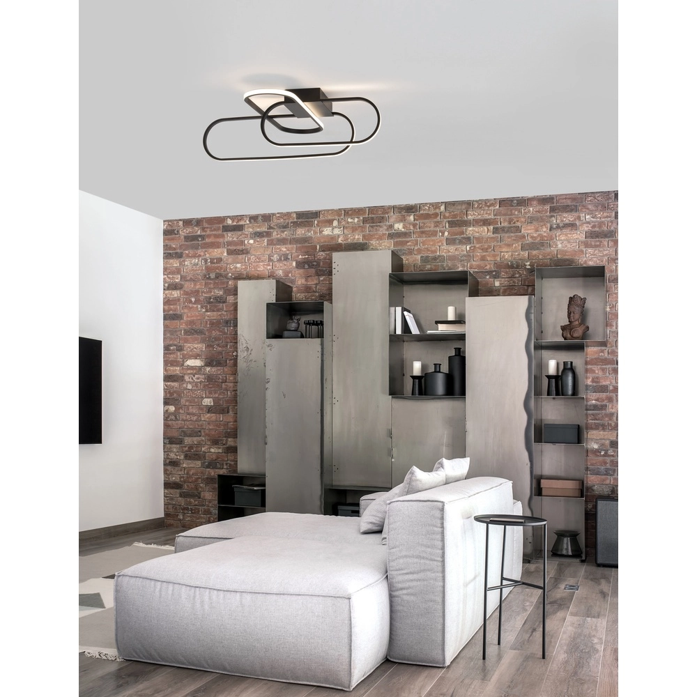 Design plafondlamp Arte zwart Lyora 5212017426024
