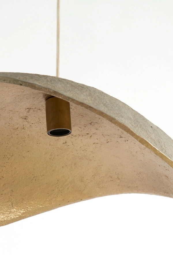 Zandkleurige hanglamp Lonia 71cm Light & Living 8717807743154
