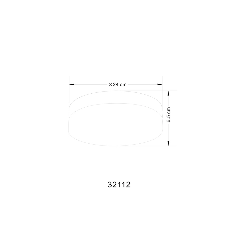 Design plafonniere Vranos zilvergrijs voor buiten Ø 24cm Globo 9007371174379