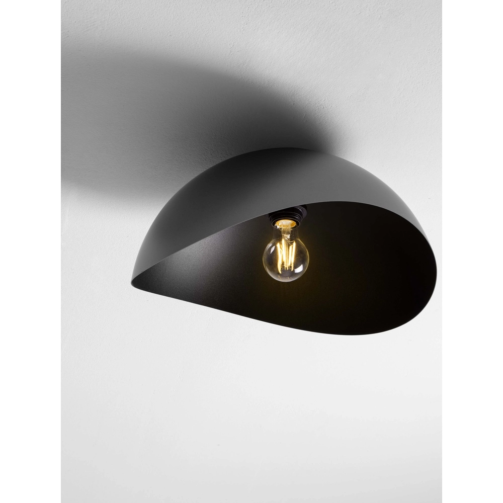 Plafondlamp Opsi zwart Ø 40cm Lyora 5212017458049
