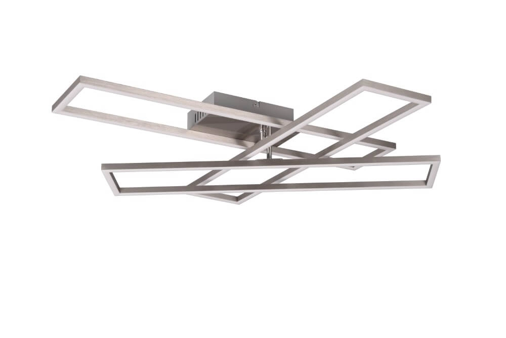 Nikkel plafondlamp Corso design