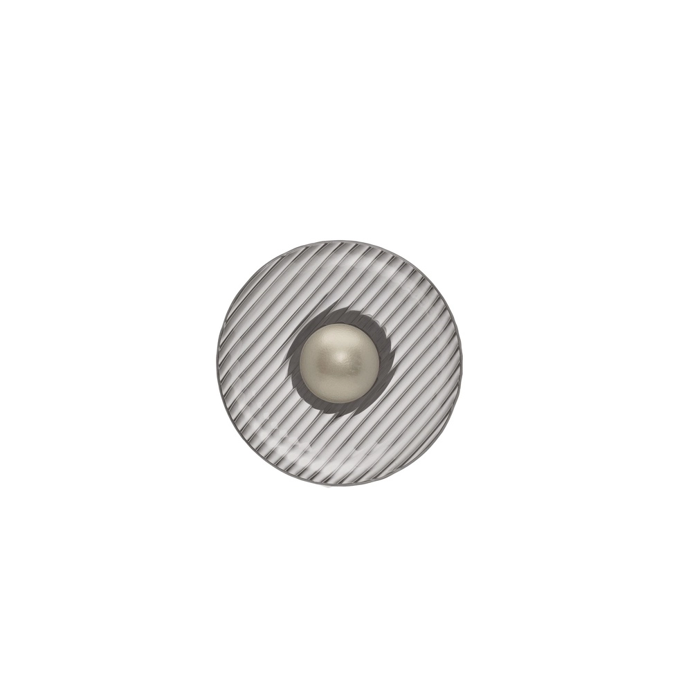 Wandlamp Lavina zilvergrijs met smoke glas Ø 25cm Lyora 5212063501423
