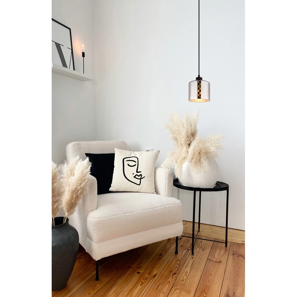 Design hanglamp Alonso zwart Globo 9007371566266