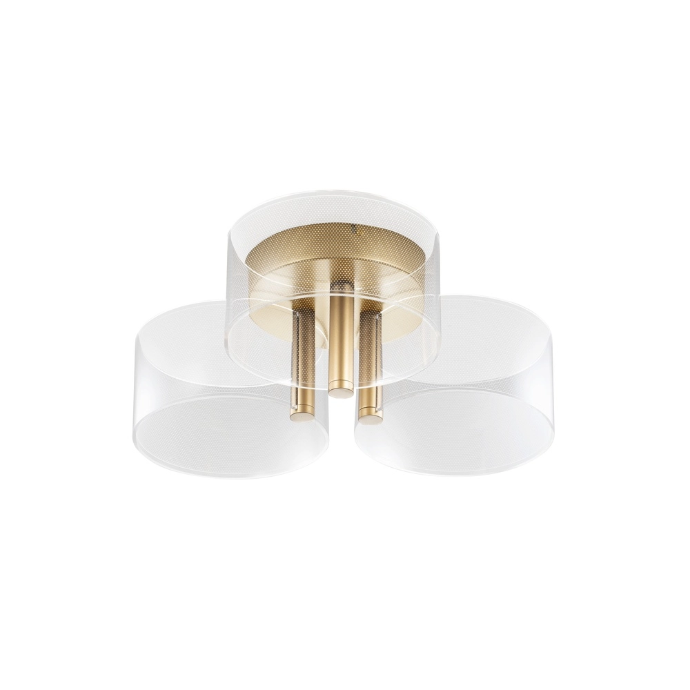 Design plafondlamp Gatlin goud Ø 44cm Lyora 5212017433497