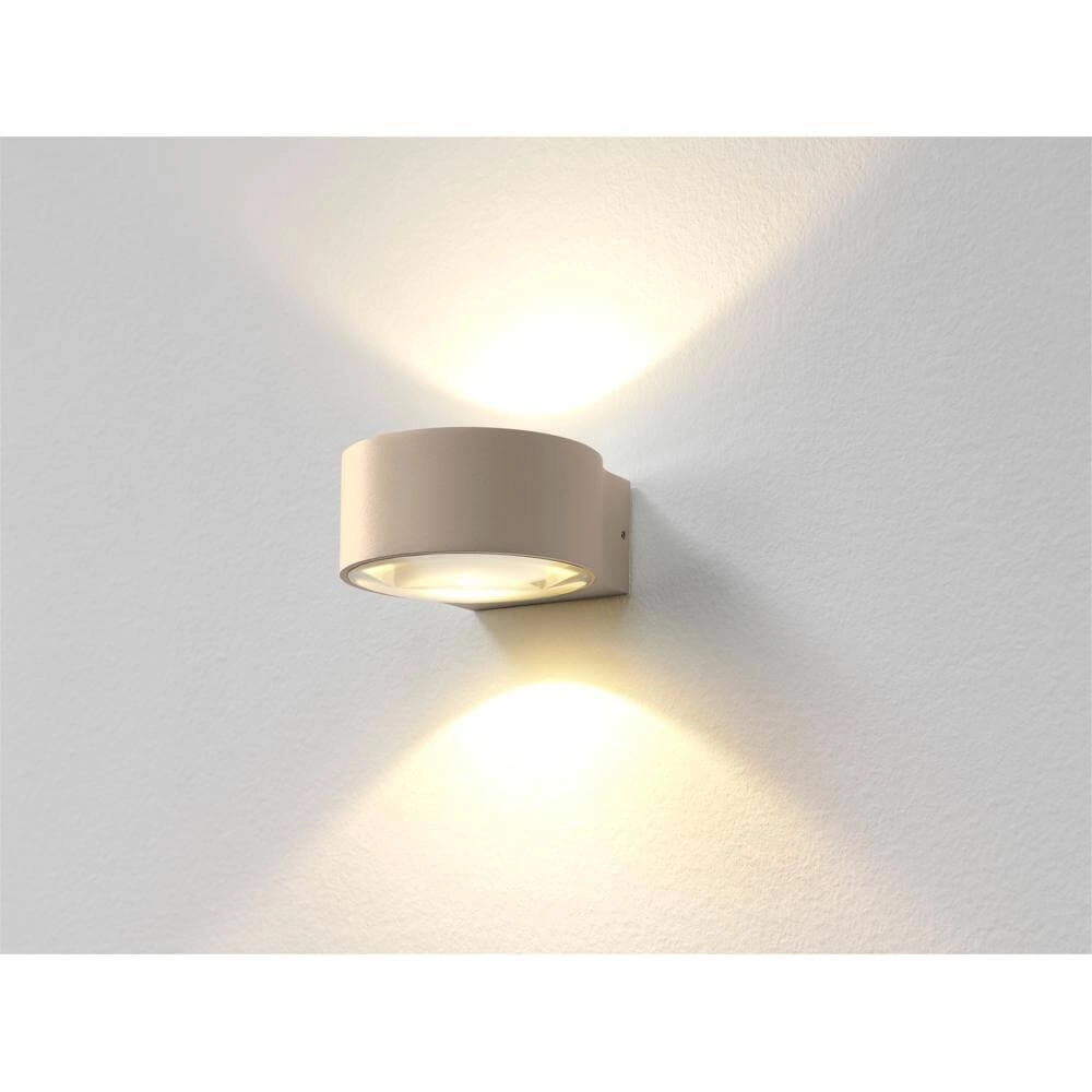 Unieke wandlamp Hudson champagne