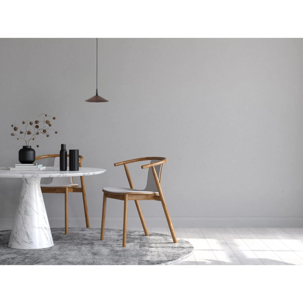Design hanglamp Ceppo zwart met cacao bruin Ø 18cm Masterlight 8718121358338