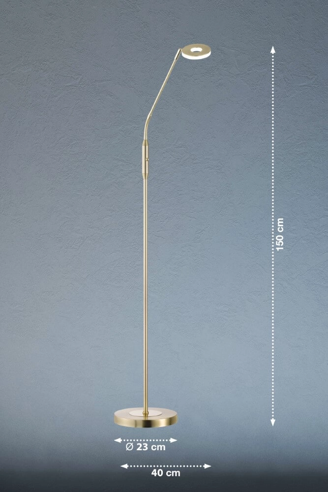 Messing leeslamp Dent Fischer & Honsel 4001133401098