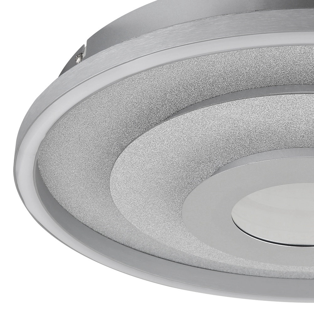 Design plafondlamp Miles zilvergrijs Globo 9007371586721