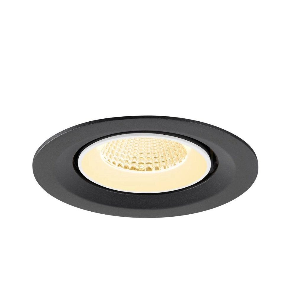 Inbouwspot Numinos Gimble M zwart/wit 3000K - 40gr SLV 4024163311915