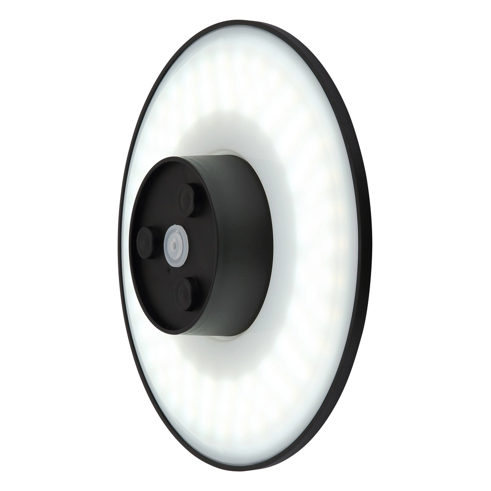 Strakke wandlamp Lamont zwart Globo 9007371507733