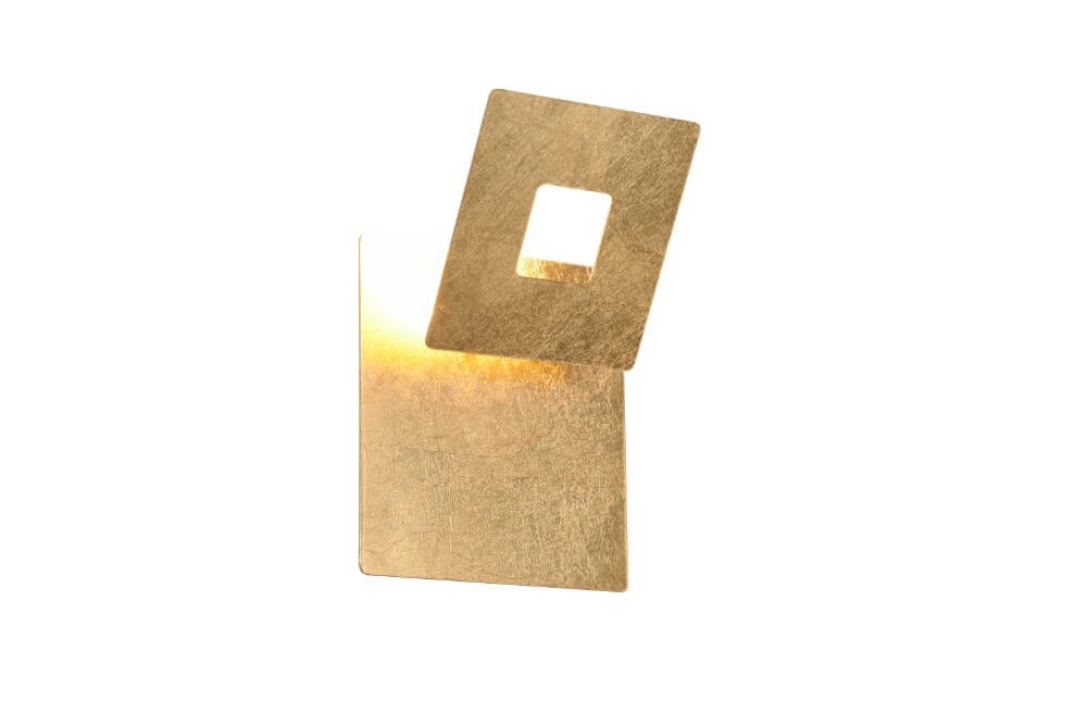Richtbare wandlamp Leano vierkant 18 x 18cm