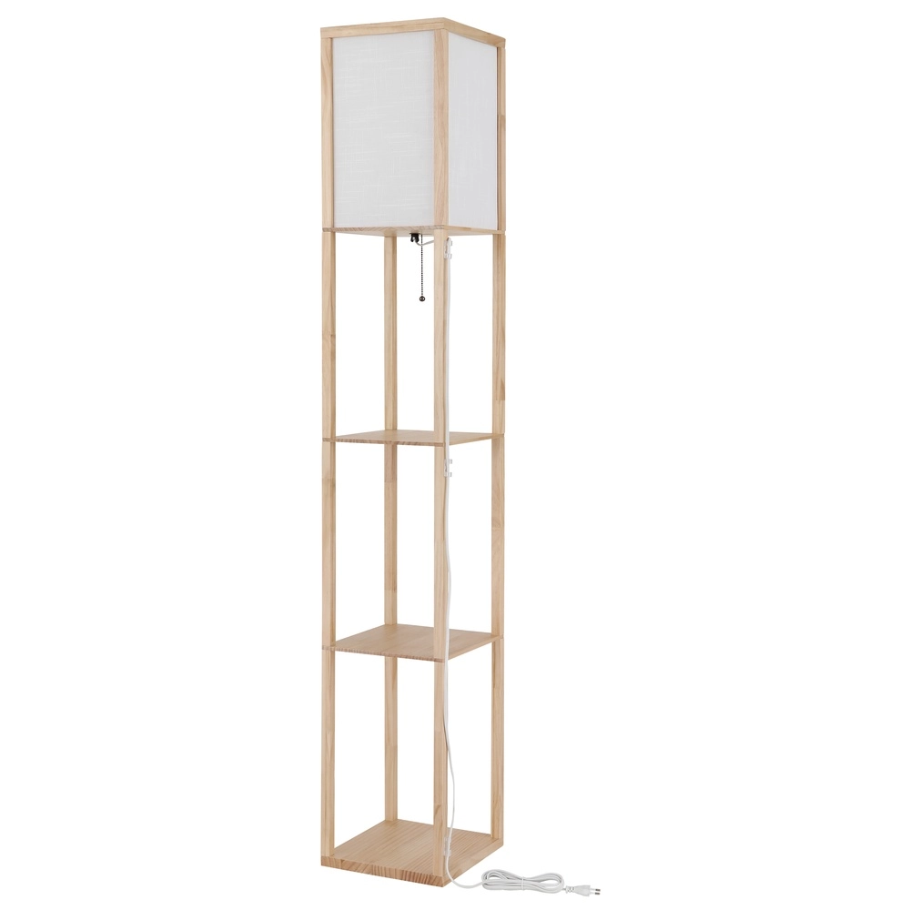 Vloerlamp Tabitha hout Globo 9007371572410