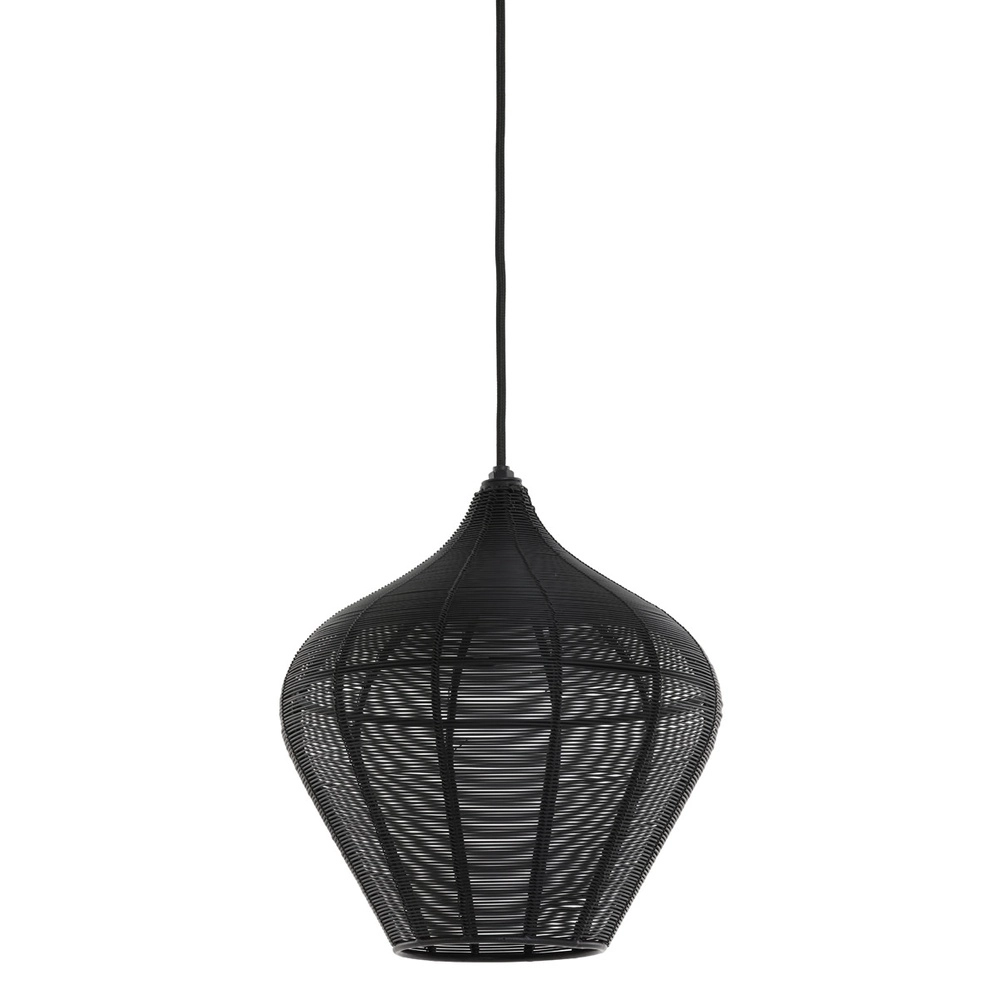 Hanglamp Alvaro zwart Ø 27cm Light & Living 8717807602574