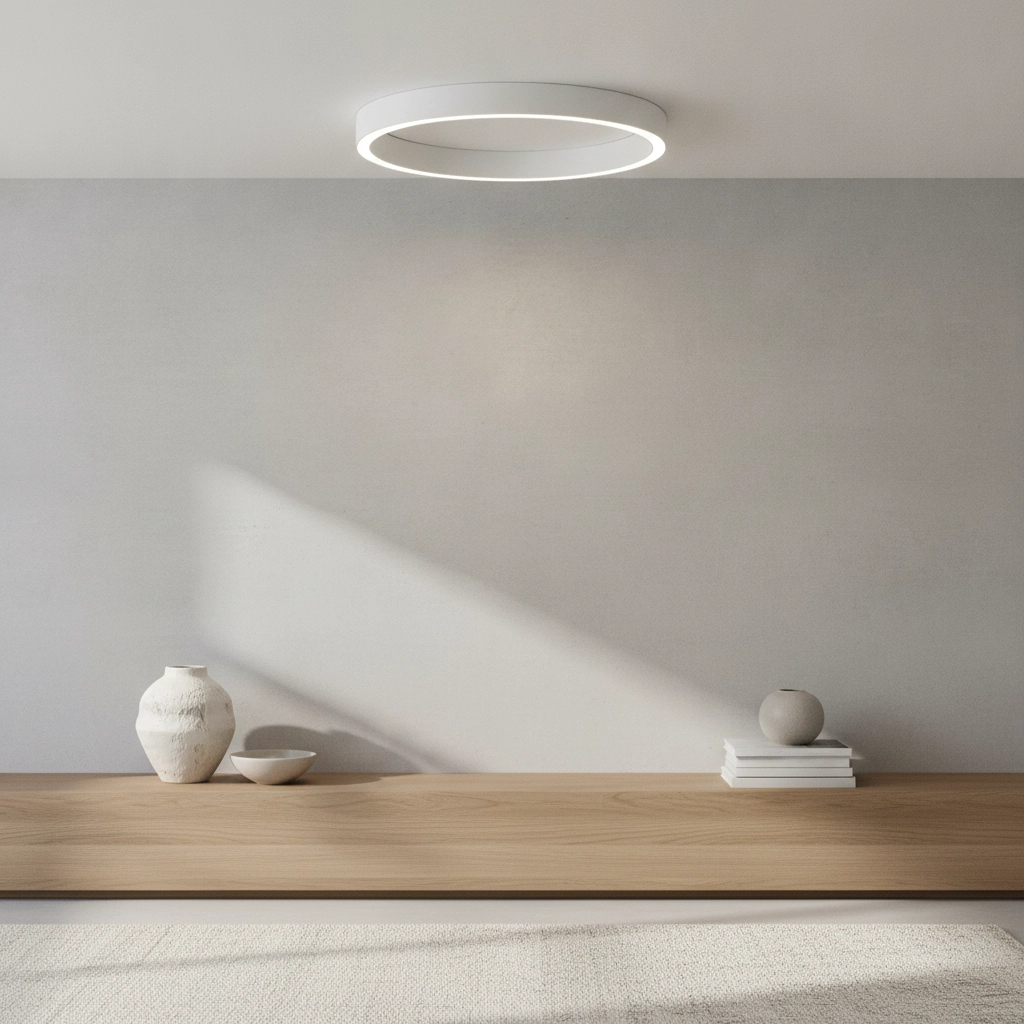 Design plafondlamp Sting wit Ø 80cm