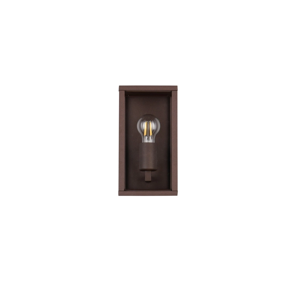Moderne wandlamp Garonne S roestbruin Trio 4017807687378