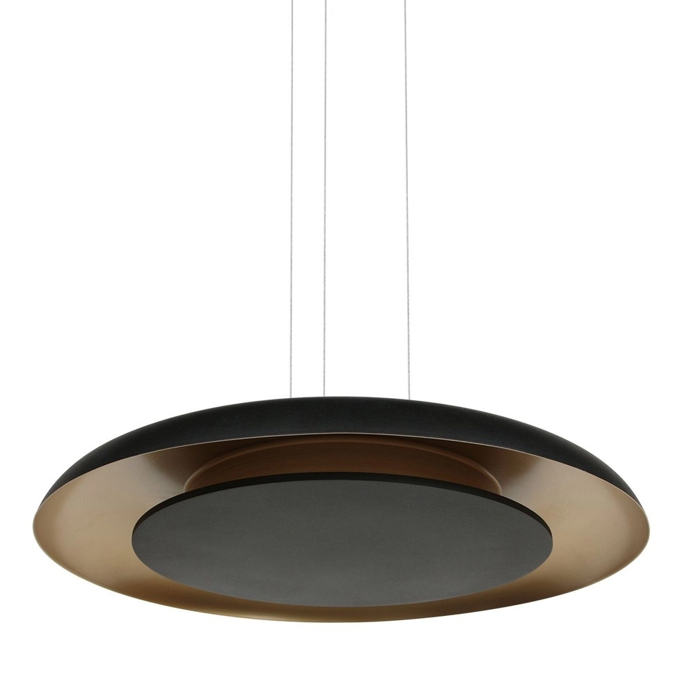 Hanglamp Golden Veil zwart Ø 60cm Steinhauer 8712746180305