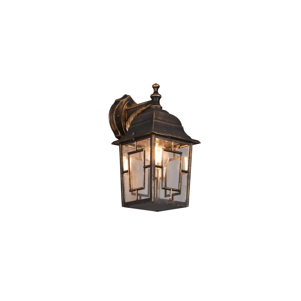 Wandlamp Volturno antiek bruin
