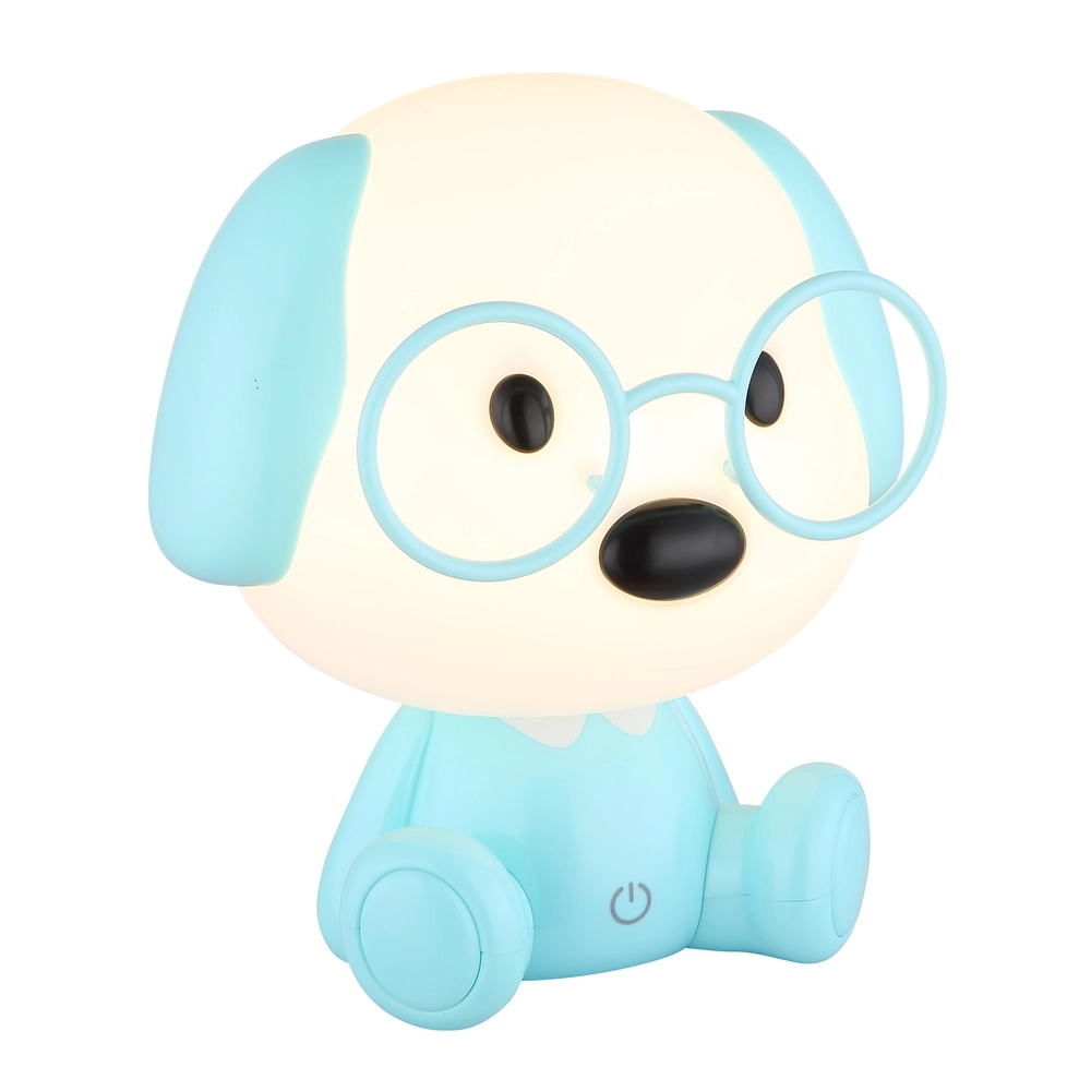 Kinderkamer lampje Puppy blauw