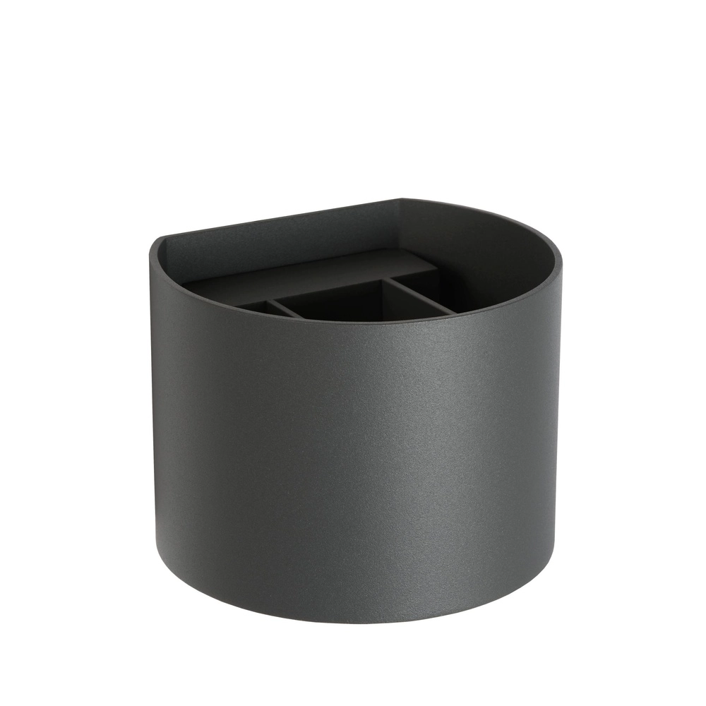 Afgeronde wandspot Xio 2700K grijs