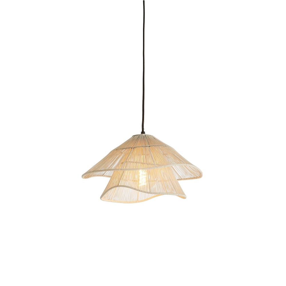 Japandi hanglamp Alameda wit Ø 36cm Light & Living 8717807778774