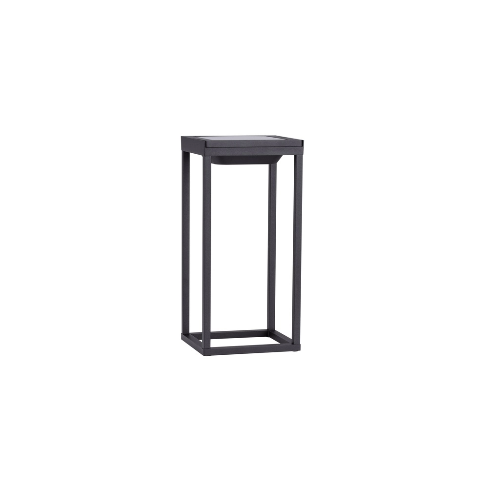 Strakke tafellamp Tegolo antraciet solar Lyora 5212017478832