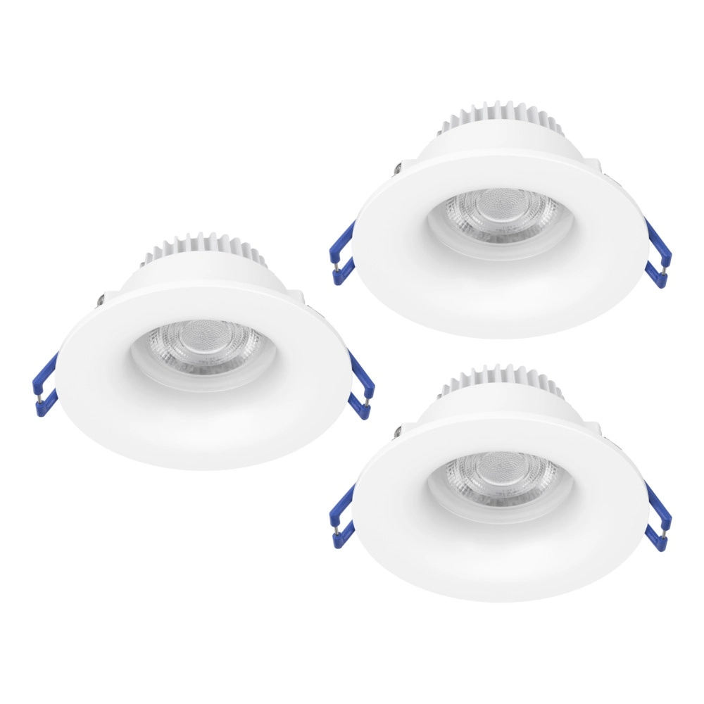 Set van 3 inbouwspots Salabate wit Ø 8,8cm IP65