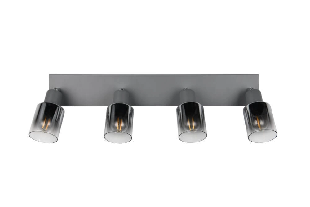 4-lichts plafondlamp Cadiz zwart Trio 4017807615784