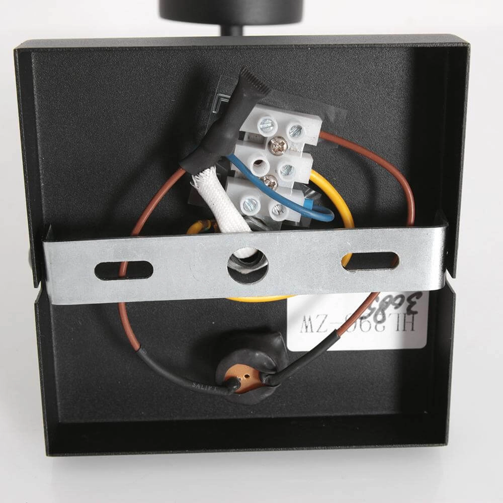 Wandlamp Stang met dimmer zwart en bamboe kapje Steinhauer 8712746172089