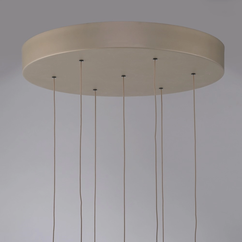 7-lichts hanglamp Pure Popup bronce Paul Neuhaus 4012248396681