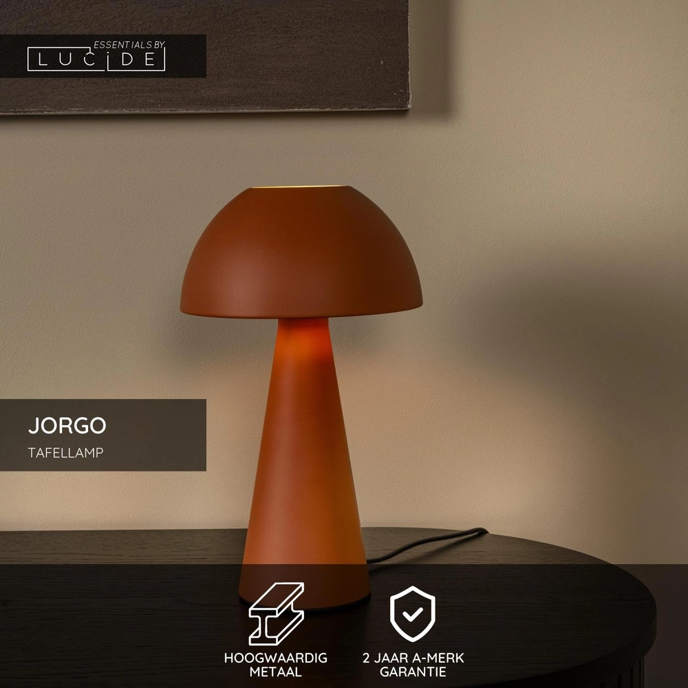 Terracotta tafellamp Jorgo design Lucide 5411212650252