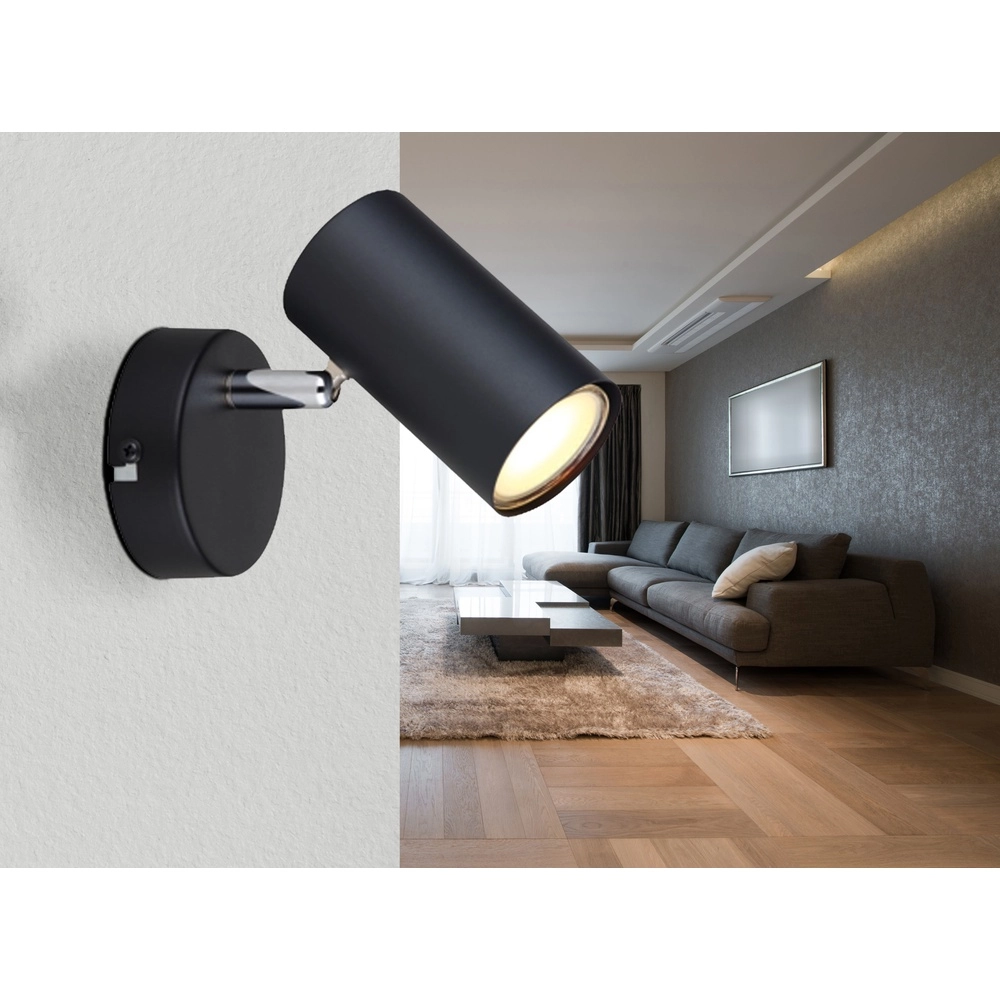 Wandlamp Allvi zwart Globo 9007371457755