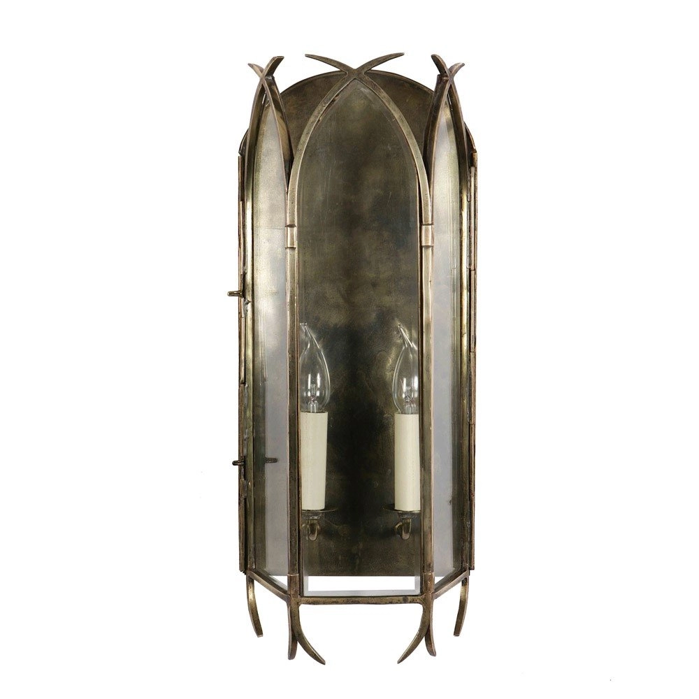 Antieke muurlamp Gothic 61cm