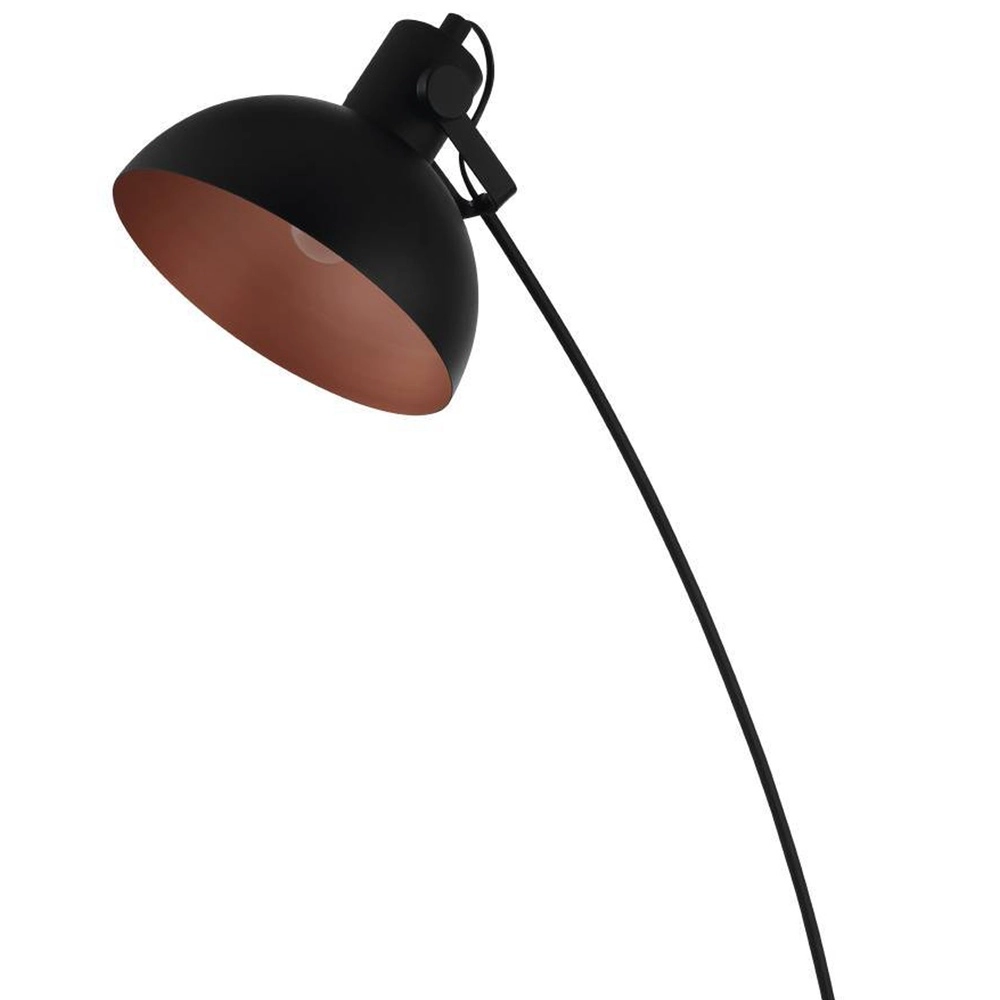 Zwarte booglamp Jaafra verstelbaar Eglo 9002759338572